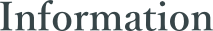 インフォメーション